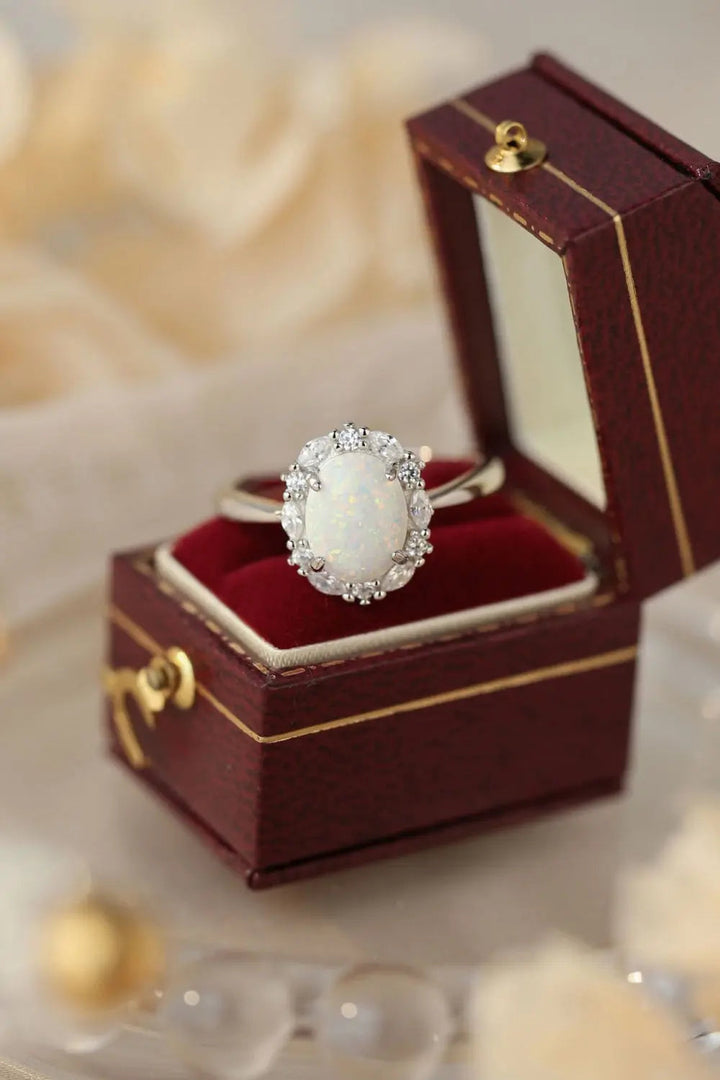 LOVCIA Opal 925 Sterling Silver Ring