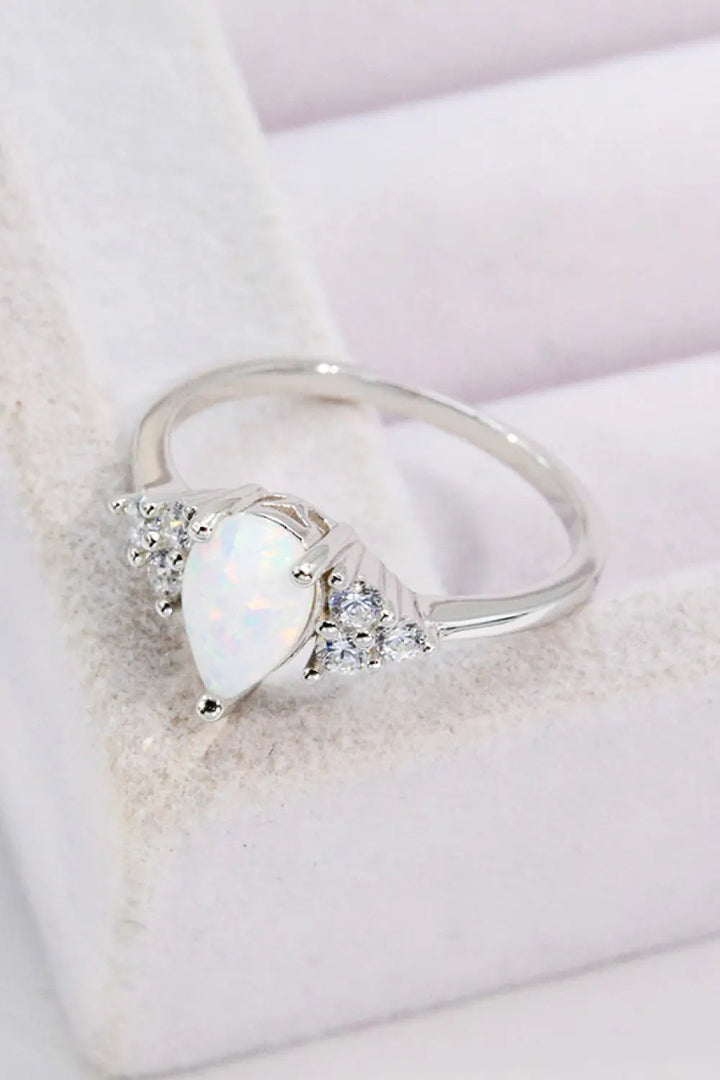 Limitless Love Opal and Zircon Ring LOVCIA