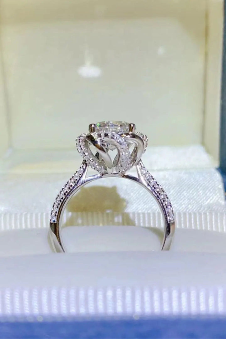 2 Carat Moissanite 925 Sterling Silver Ring LOVCIA