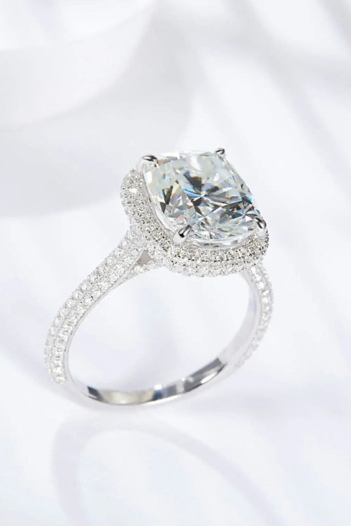 LOVCIA Adored 6 Carat Moissanite Halo Ring