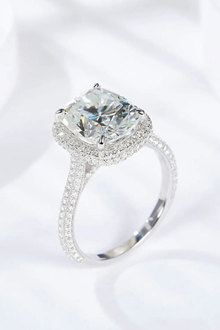 LOVCIA Adored 6 Carat Moissanite Halo Ring