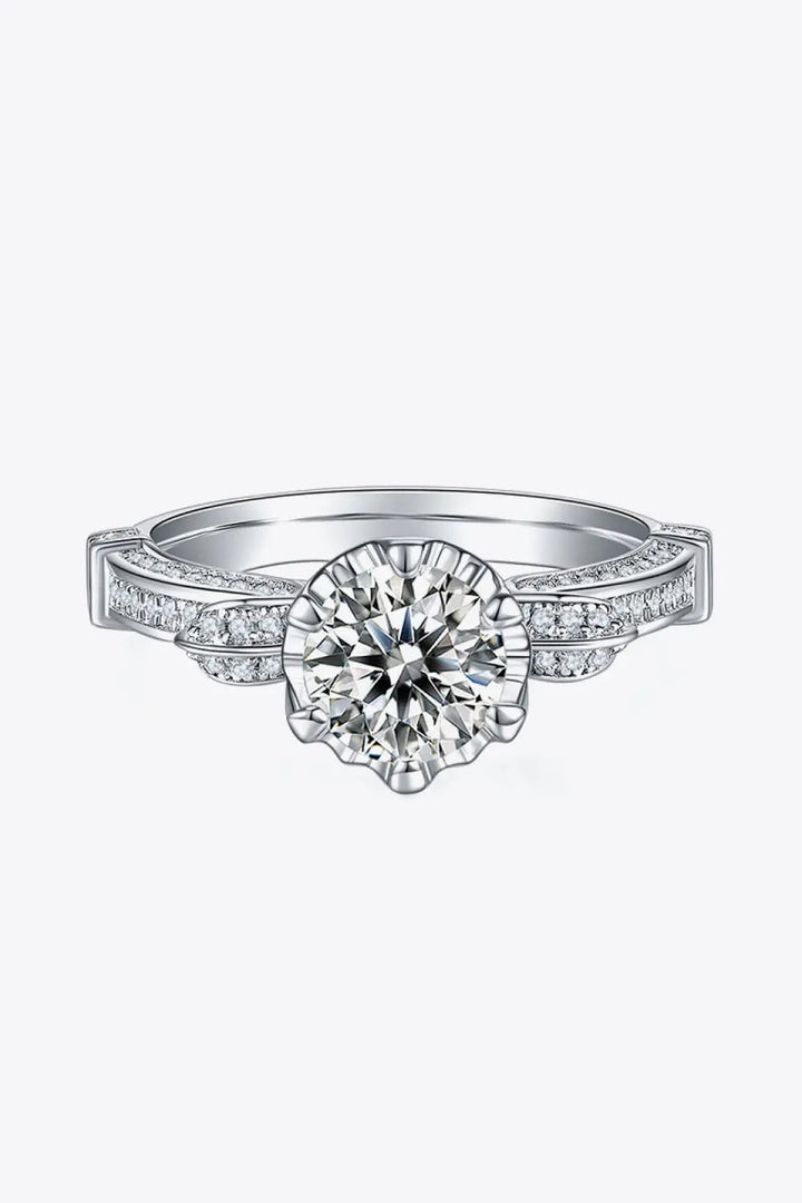 LOVCIA Adored 1 Carat Moissanite 925 Sterling Silver Ring