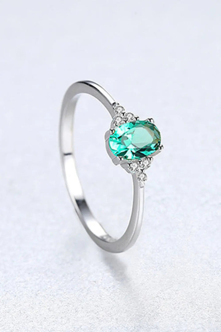 Zircon 925 Sterling Silver Ring LOVCIA