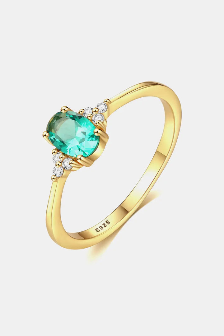 Zircon 925 Sterling Silver Ring LOVCIA