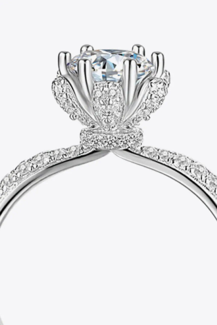 1 Carat Moissanite 6-Prong Ring LOVCIA