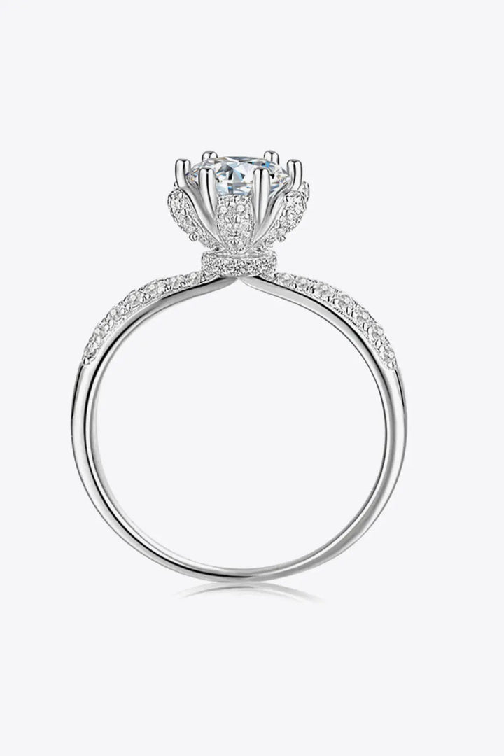 1 Carat Moissanite 6-Prong Ring LOVCIA