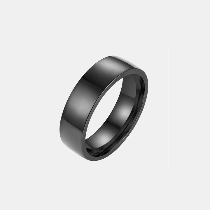 LOVCIA Titanium Steel Plain Ring