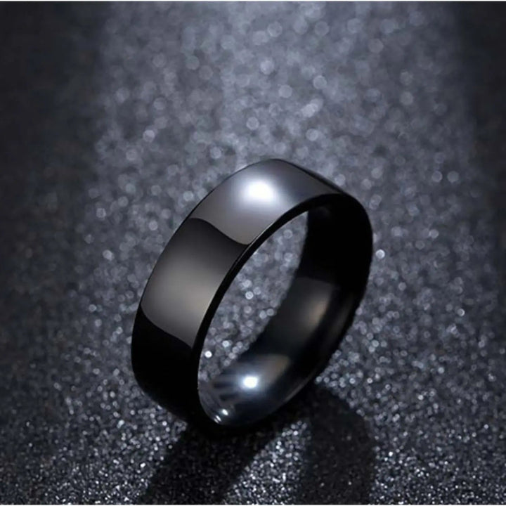 LOVCIA Titanium Steel Plain Ring