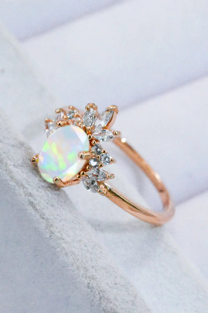 Best Of Me 925 Sterling Silver Opal Ring LOVCIA