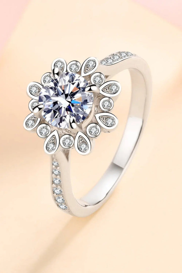 Can't Stop Your Shine 925 Sterling Silver Moissanite Ring LOVCIA