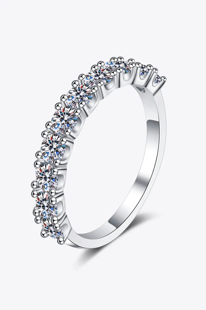 1 Carat Moissanite Half-Eternity Ring LOVCIA