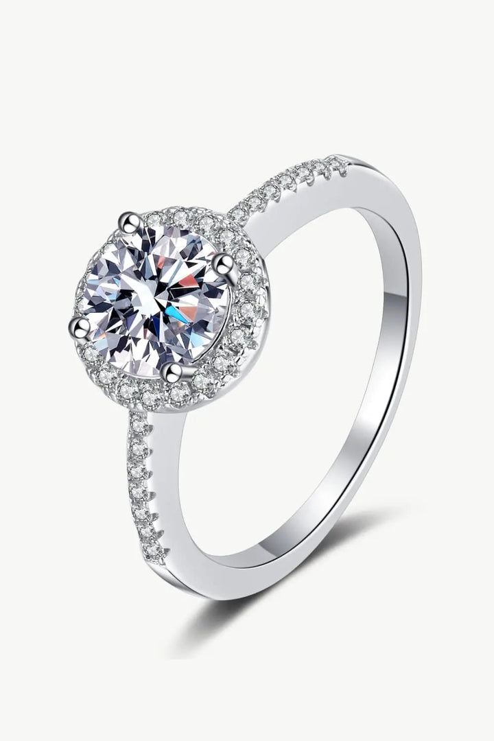 Ready To Flaunt Moissanite Ring LOVCIA