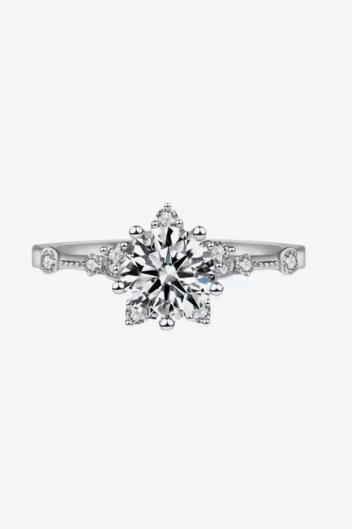 1 Carat Moissanite 6-Prong Ring LOVCIA