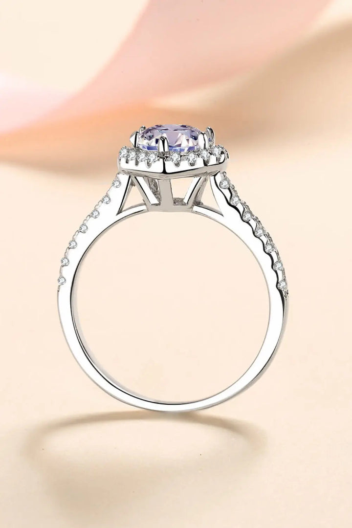 1 Carat Moissanite Heart-Shaped Ring LOVCIA