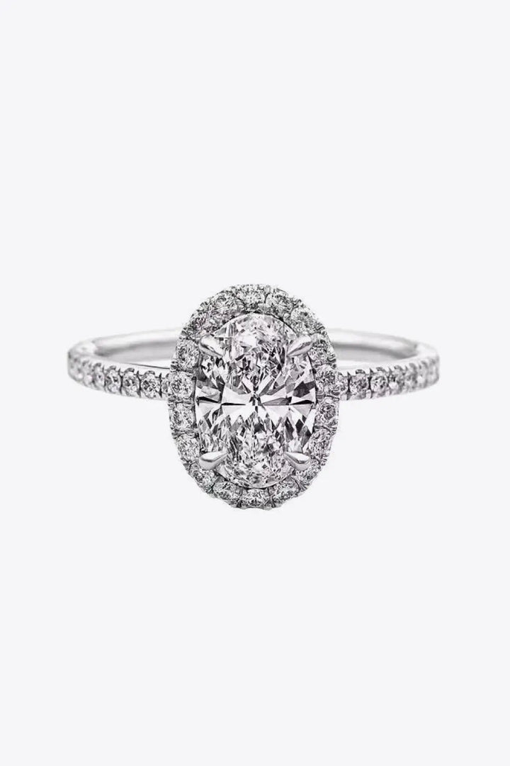 2 Carat Moissanite Platinum-Plated Ring LOVCIA