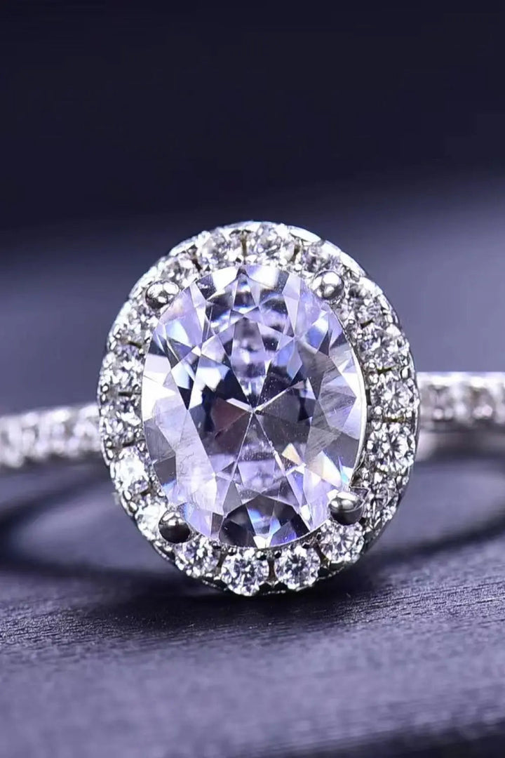 2 Carat Moissanite Platinum-Plated Ring LOVCIA