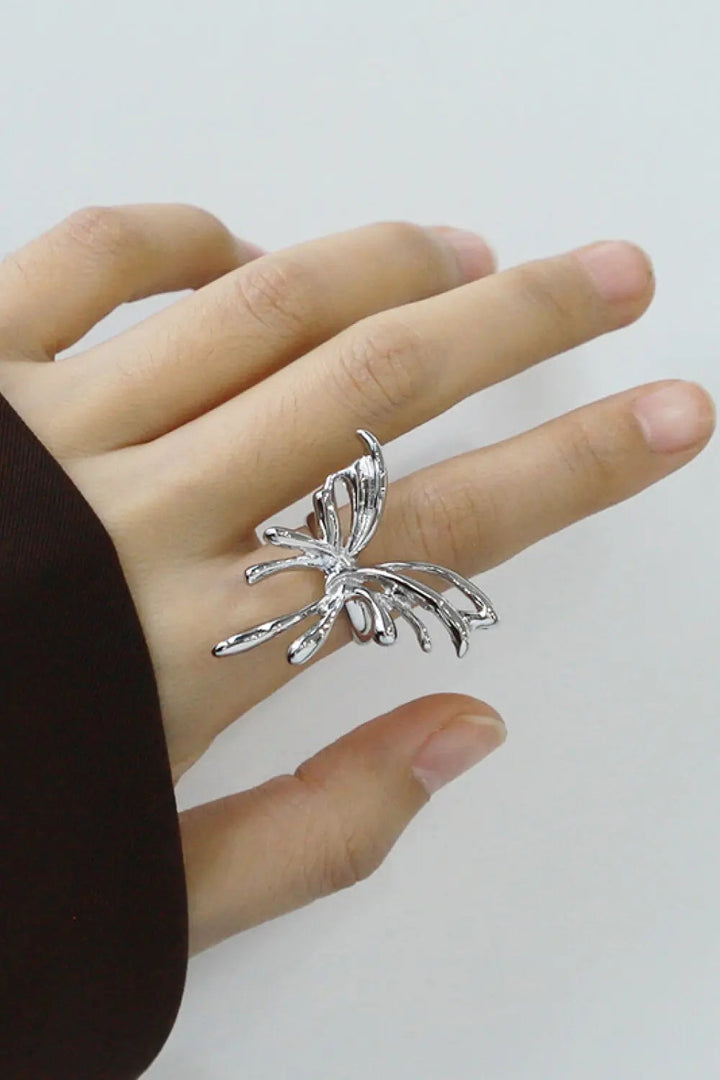 Zinc Alloy Butterfly Ring LOVCIA