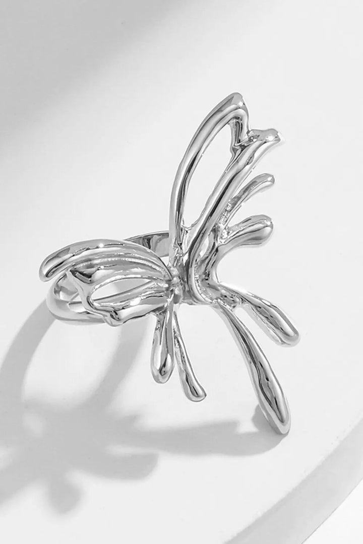 Zinc Alloy Butterfly Ring LOVCIA