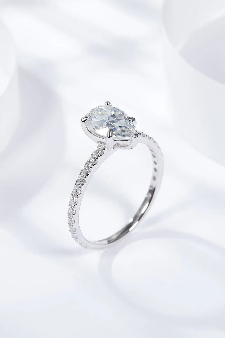 1.8 Carat Moissanite Side Stone Ring LOVCIA