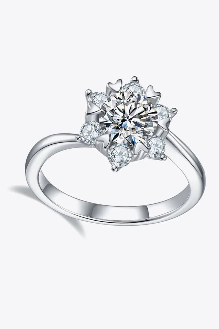 1 Carat Moissanite Zircon Ring LOVCIA