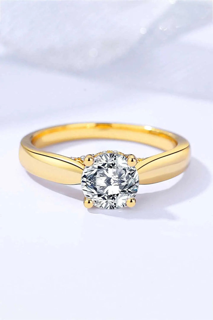 LOVCIA Classic 925 Sterling Silver Moissanite Ring