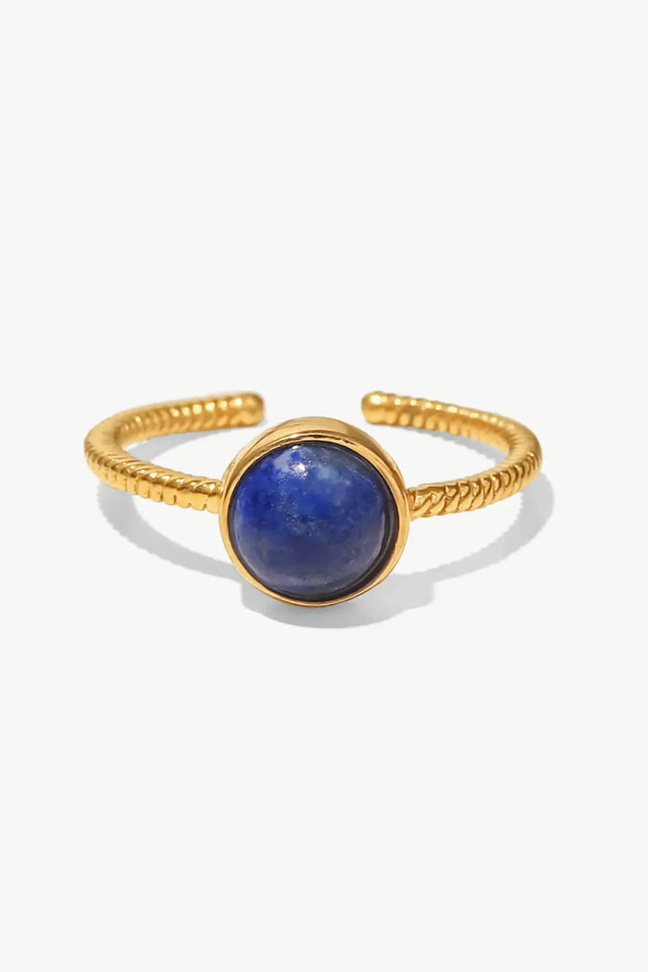 18K Gold-Plated Twisted Open Ring LOVCIA