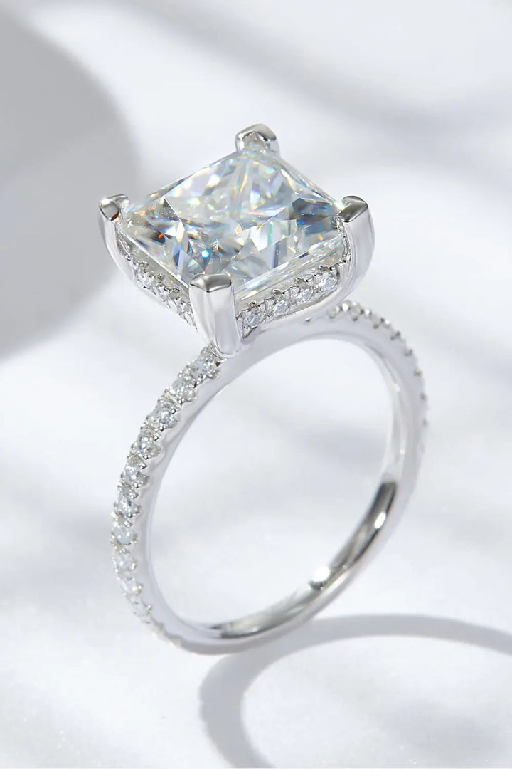 5.52 Carat Moissanite Side Stone Ring LOVCIA