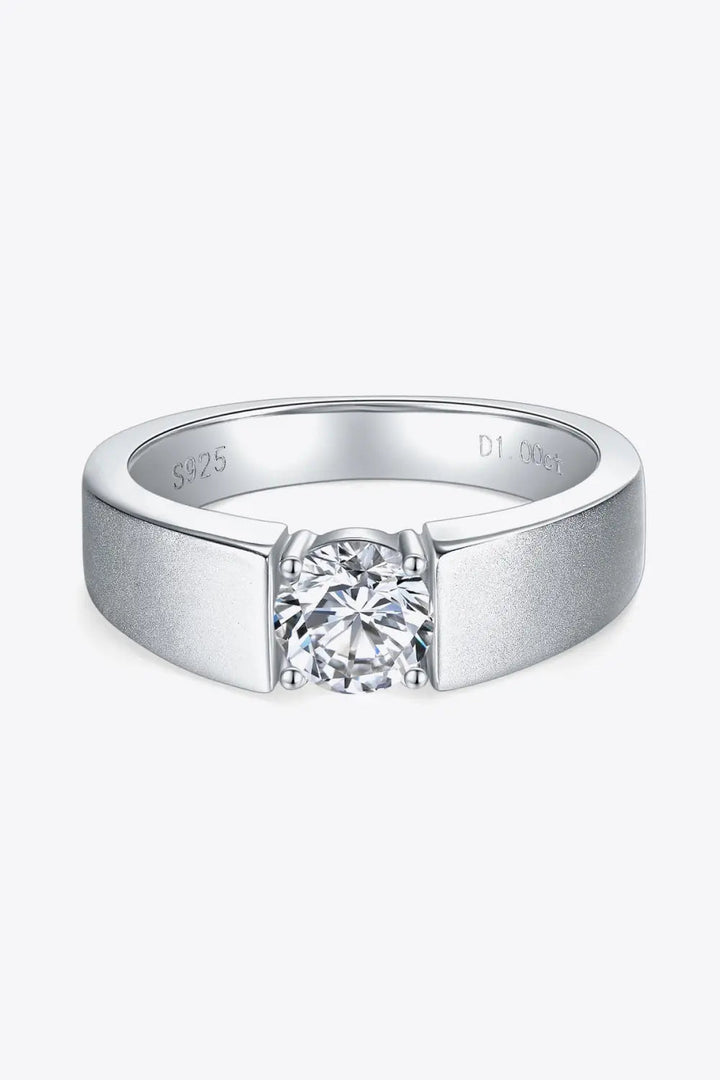 925 Sterling Silver I Carat Moissanite Ring LOVCIA