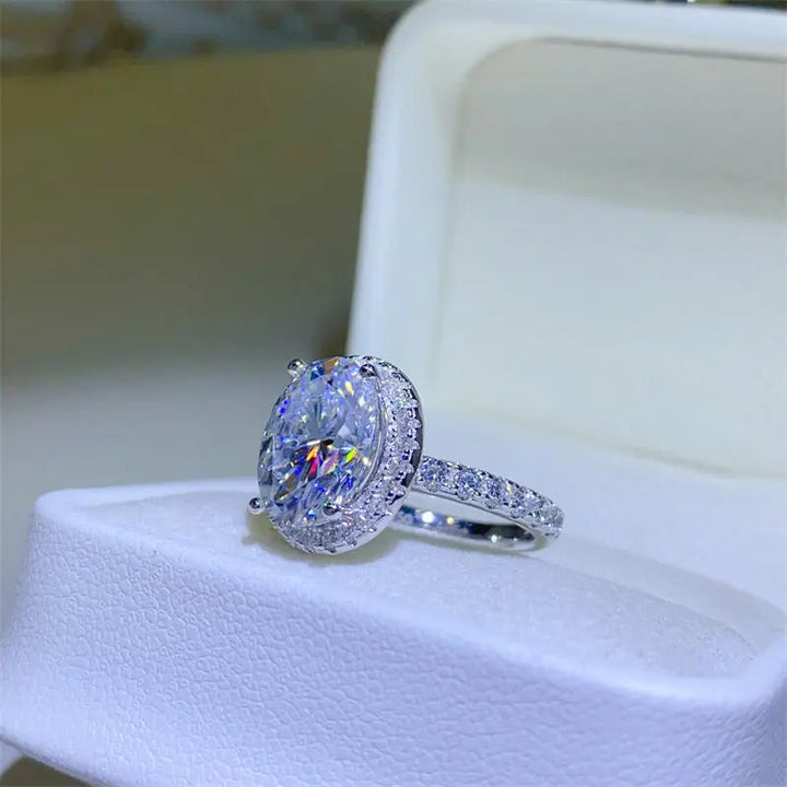 5 Carat Moissanite 925 Sterling Silver Ring LOVCIA