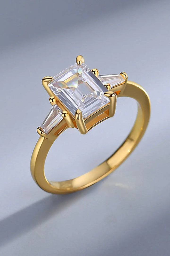 2 Carat Moissanite Rectangle Ring LOVCIA