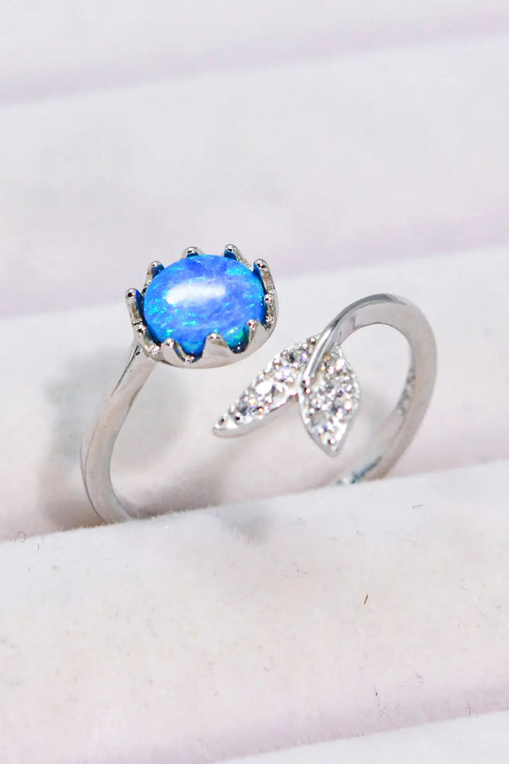 LOVCIA Opal Fishtail Bypass Ring