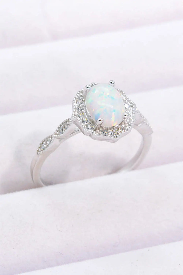 LOVCIA Just For You 925 Sterling Silver Opal Ring