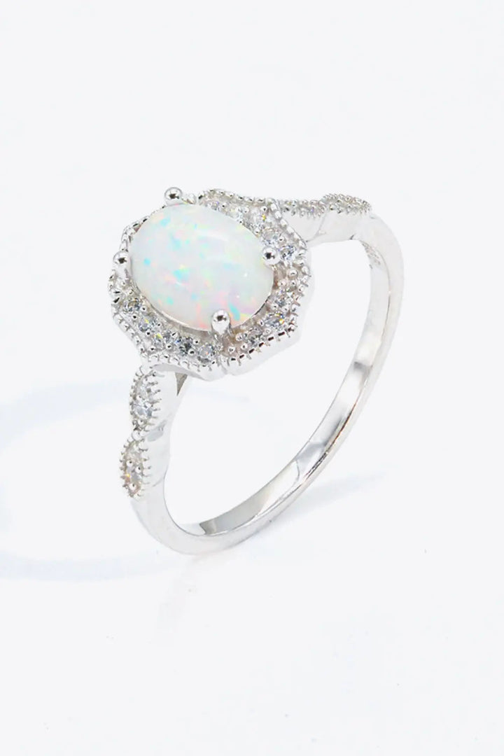 LOVCIA Just For You 925 Sterling Silver Opal Ring