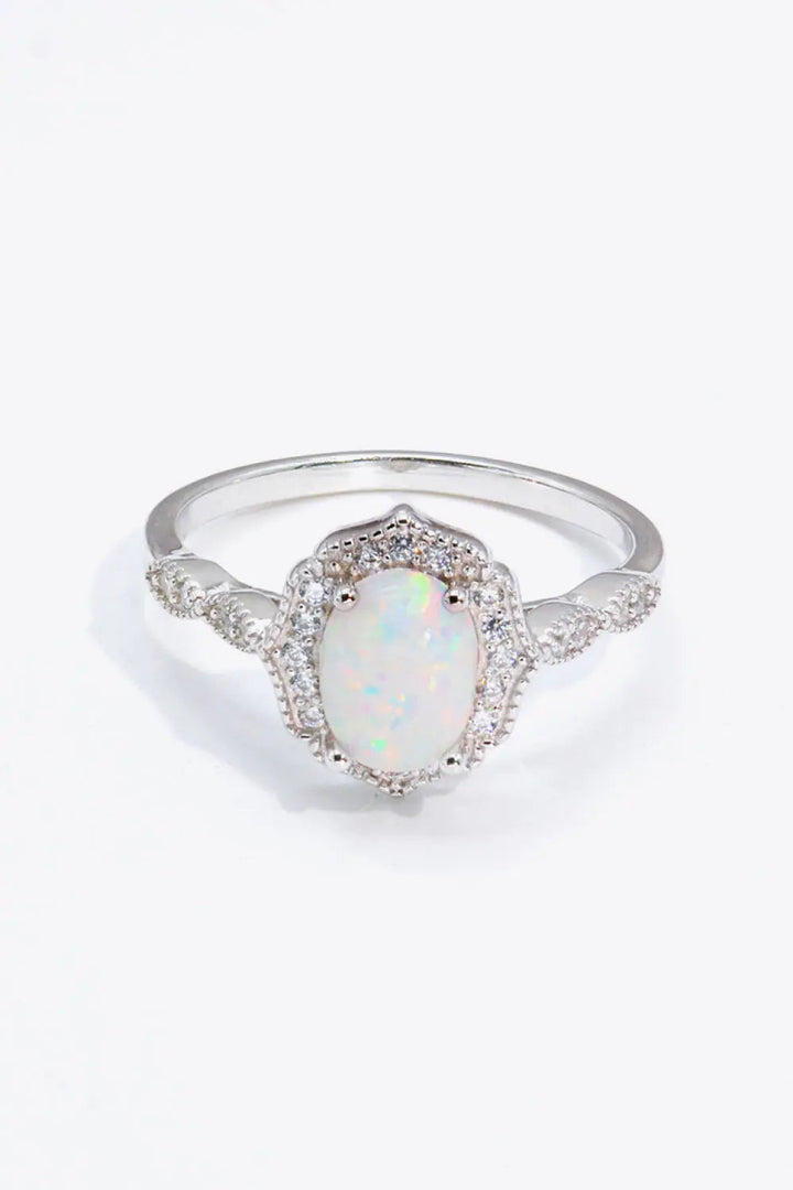 LOVCIA Just For You 925 Sterling Silver Opal Ring