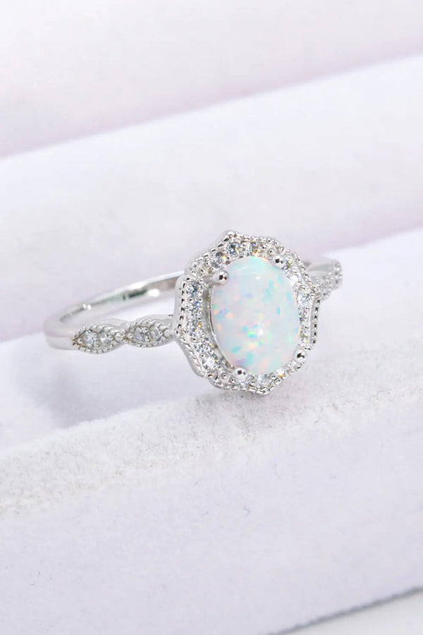 LOVCIA Just For You 925 Sterling Silver Opal Ring