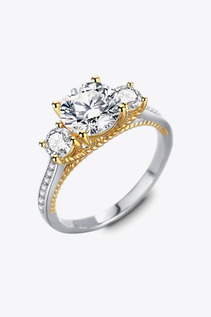 2 Carat Moissanite Contrast Ring LOVCIA