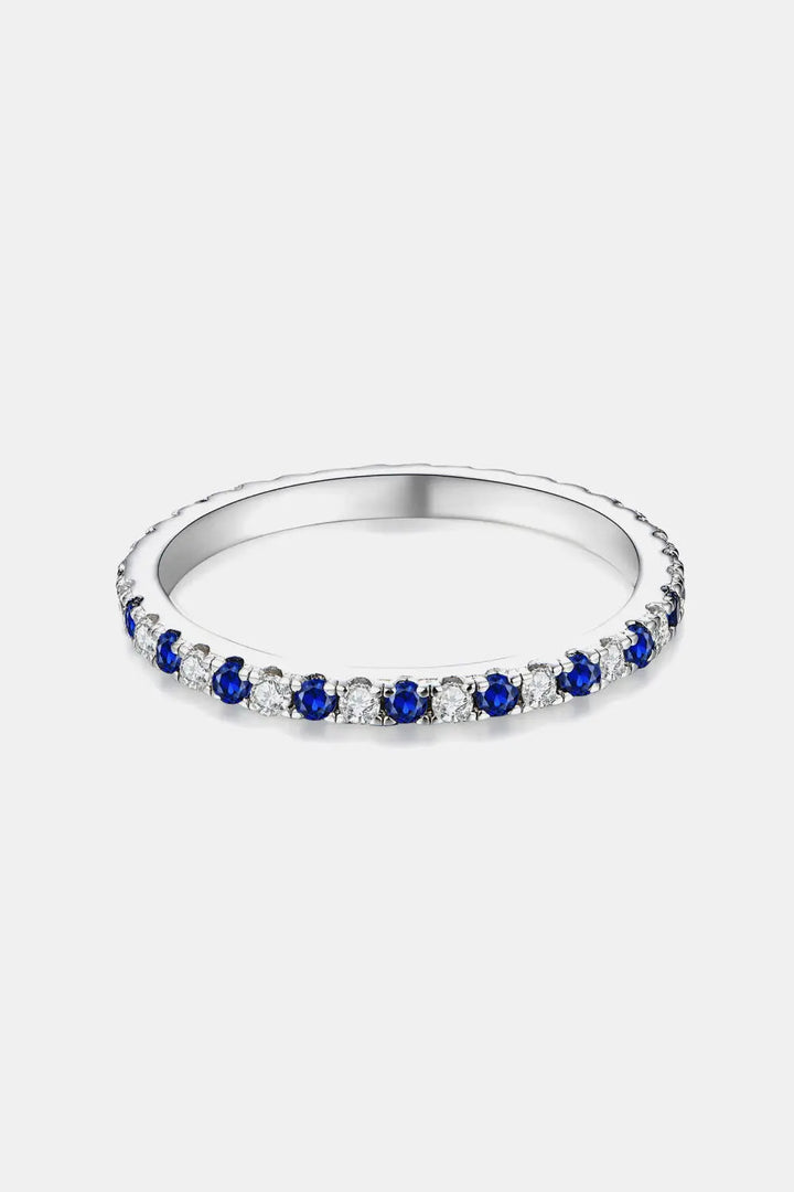 Moissanite Lab-Grown Sapphire Rings LOVCIA