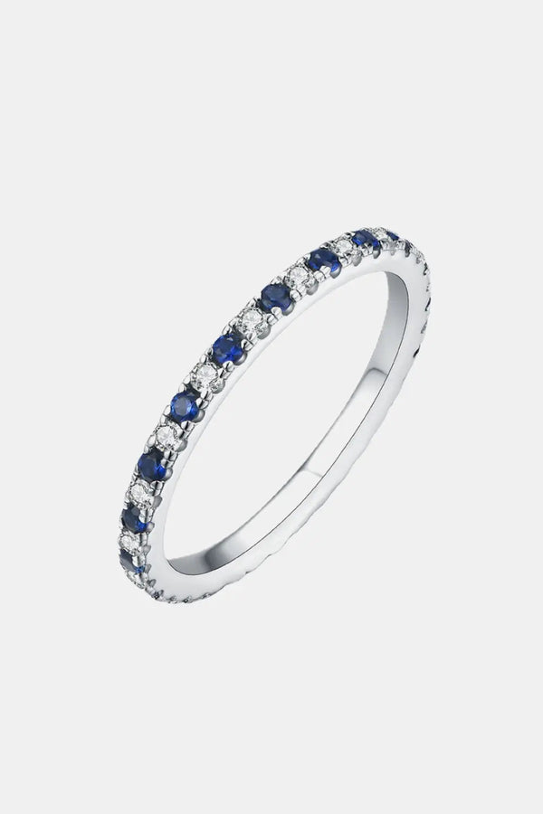 Moissanite Lab-Grown Sapphire Rings LOVCIA