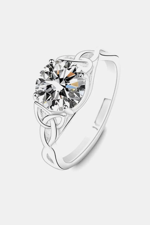 2 Carat Moissanite 925 Sterling Silver Ring LOVCIA