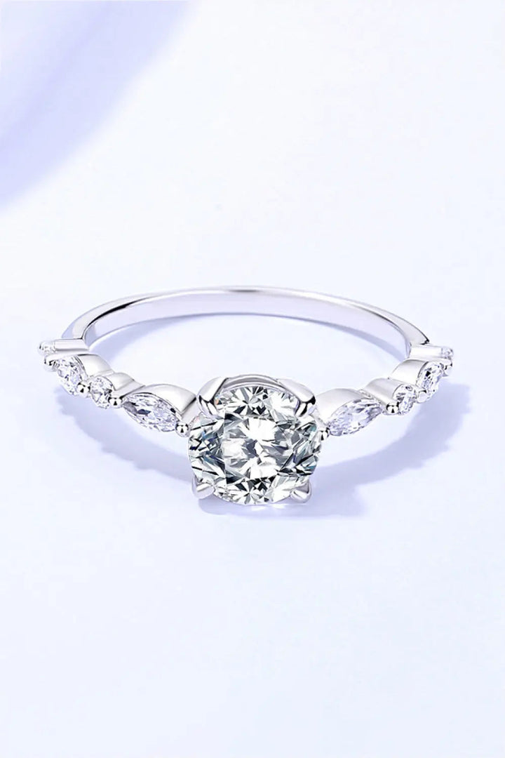 2-Piece Inlaid Moissanite Ring LOVCIA