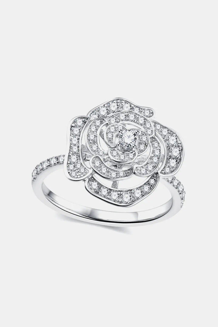 Moissanite Flower Shape Ring LOVCIA