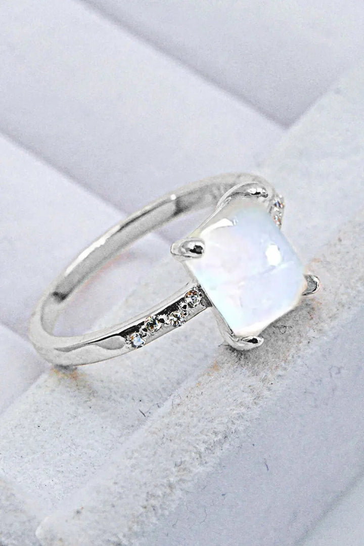 Square Moonstone Ring LOVCIA