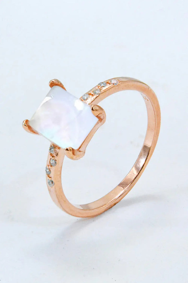 Square Moonstone Ring LOVCIA