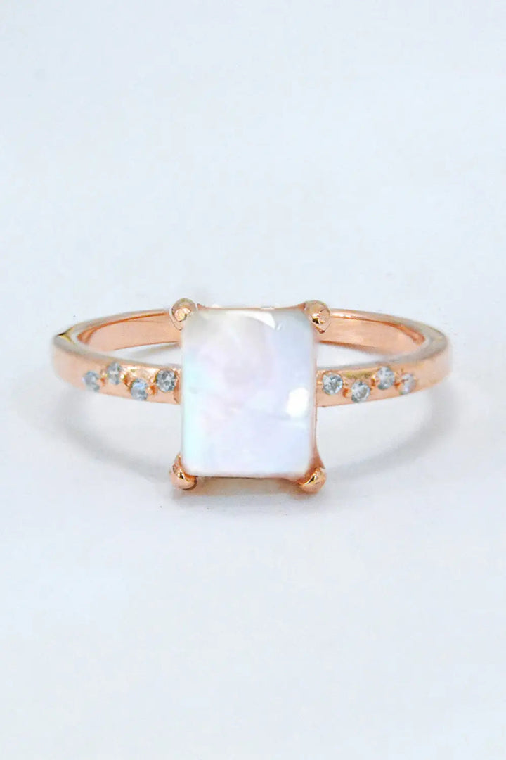 Square Moonstone Ring LOVCIA