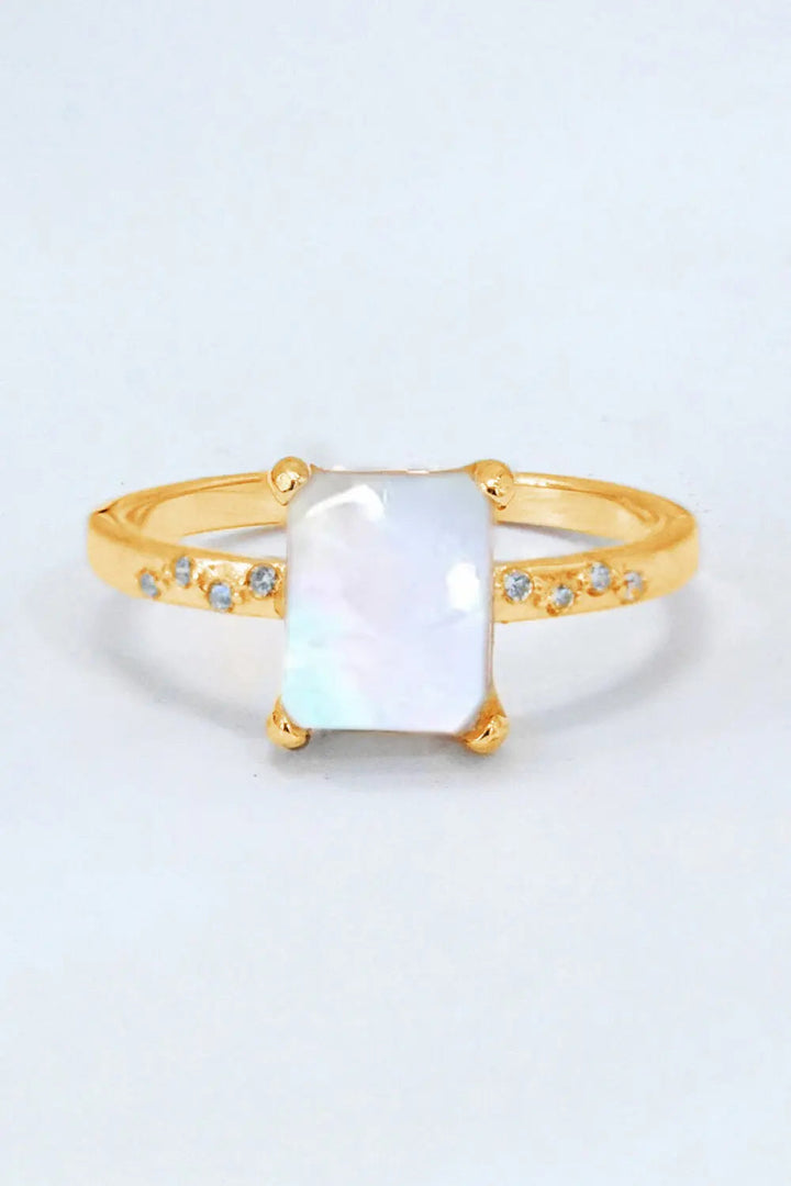 Square Moonstone Ring LOVCIA