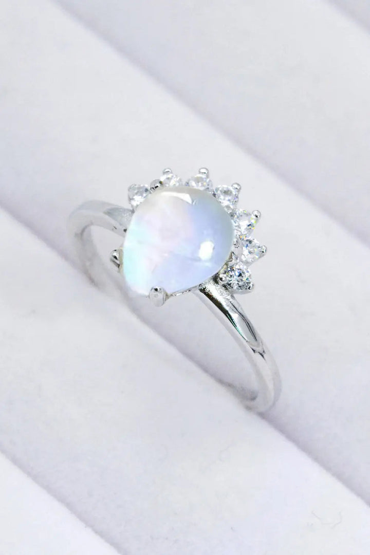 925 Sterling Silver Moonstone Ring LOVCIA