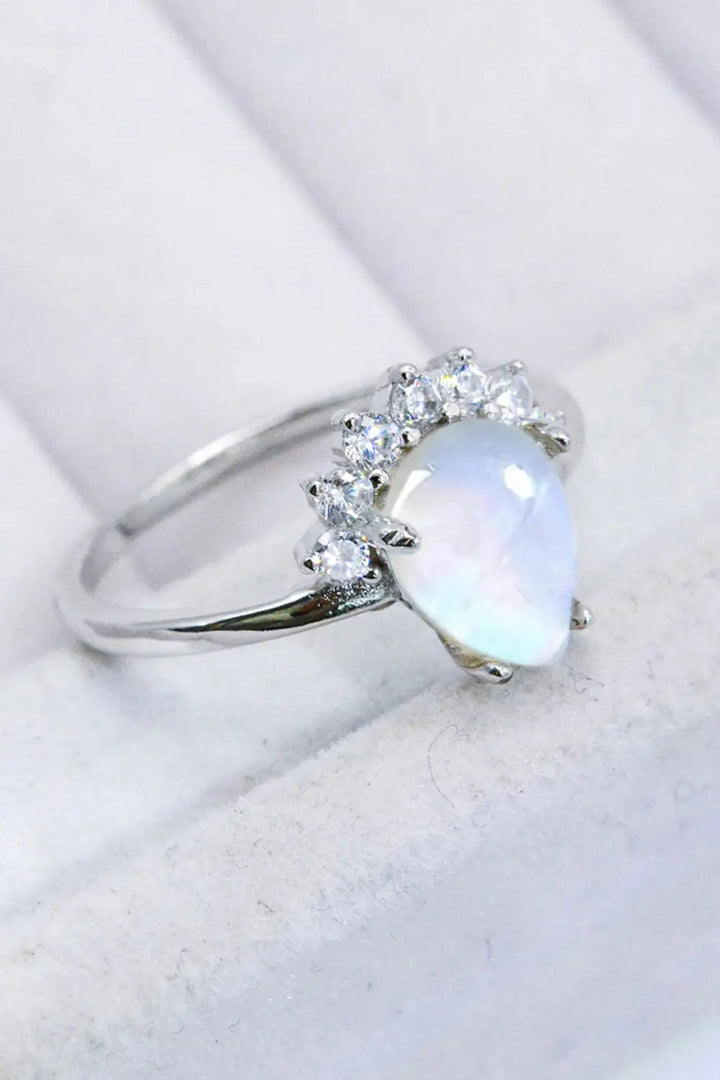 925 Sterling Silver Moonstone Ring LOVCIA