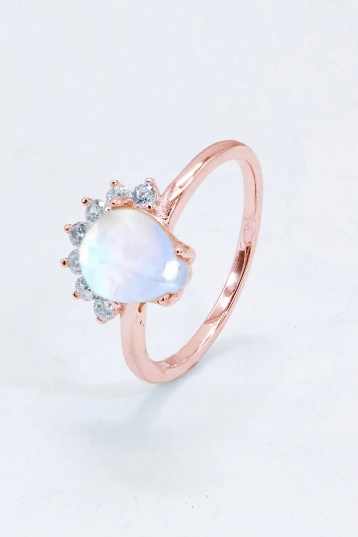 925 Sterling Silver Moonstone Ring LOVCIA