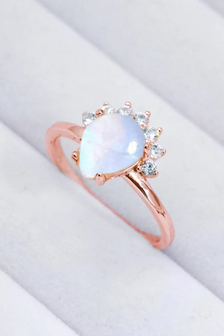 925 Sterling Silver Moonstone Ring LOVCIA