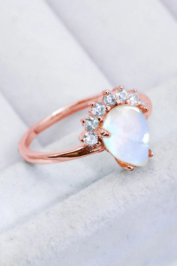 925 Sterling Silver Moonstone Ring LOVCIA